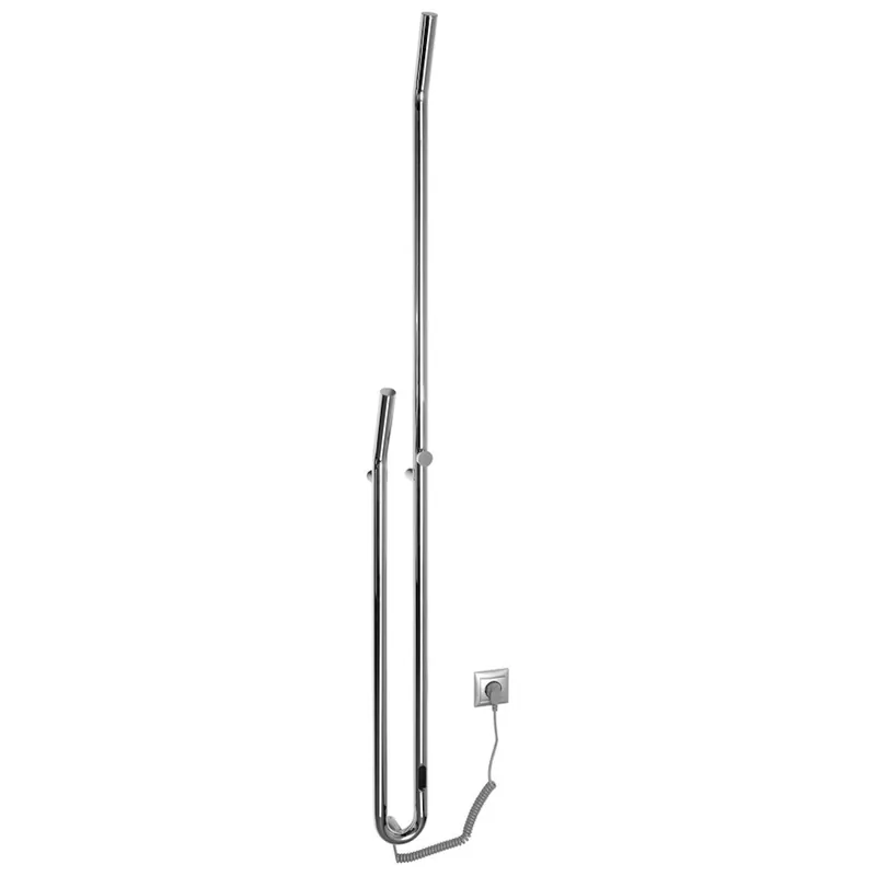Betaalbaar Elektrische Radiator Sapho Duopasso Met Timer 12,2x170 cm 45W Chroom