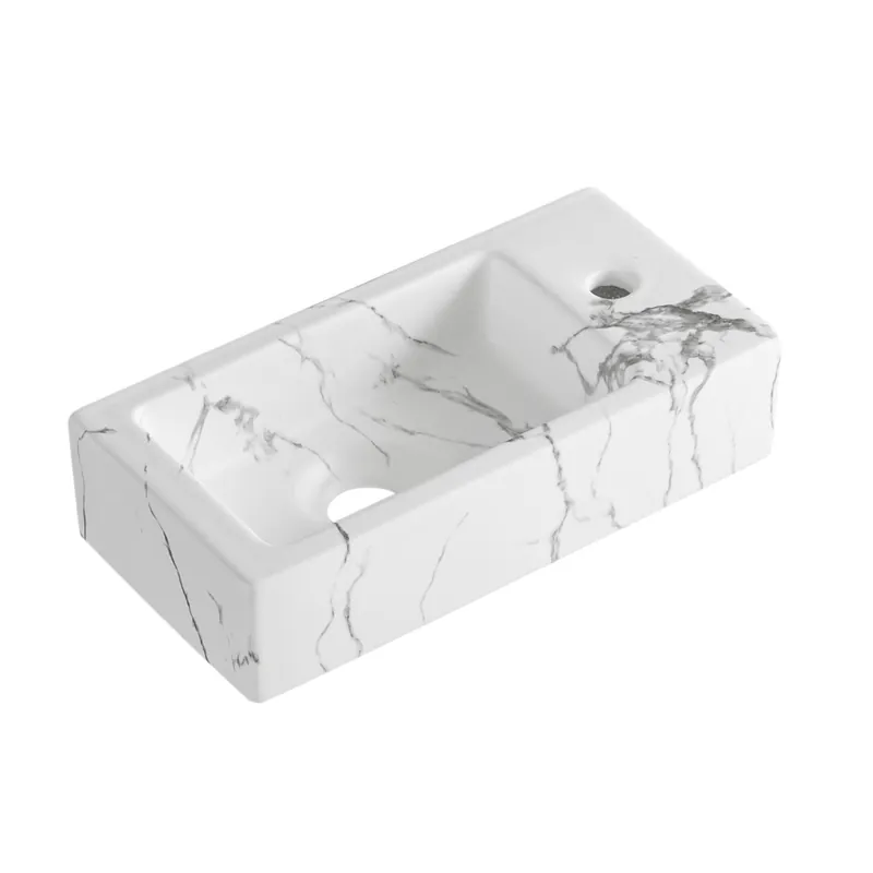 Fontein Best Design Allure 36x18x9 cm Rechts Marmer White Hoge Kwaliteit