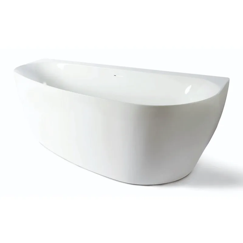Beperkte Voorraad Back To Wall Bad Luca Sanitair Primo Acryl 170x78x60 cm Incl. Afvoerset Glans Wit