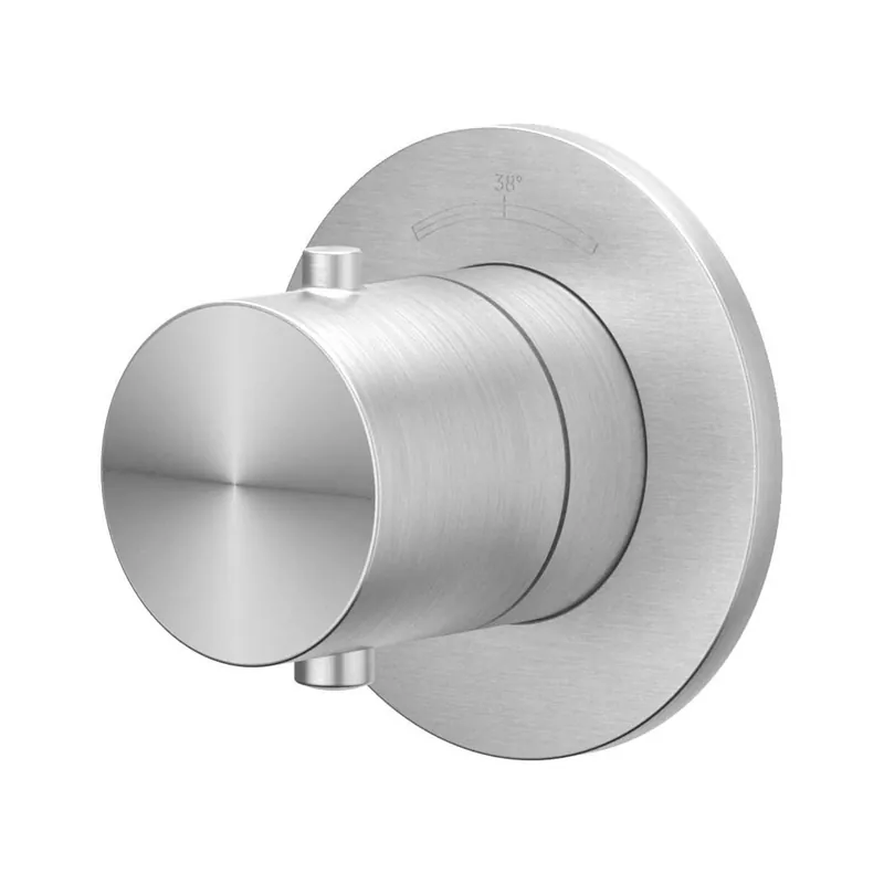 Gratis Retour Afbouwdeel IVY Concord Doorstroom inbouwstopkraan Symmetry Met Rond Rozet Geborsteld RVS316