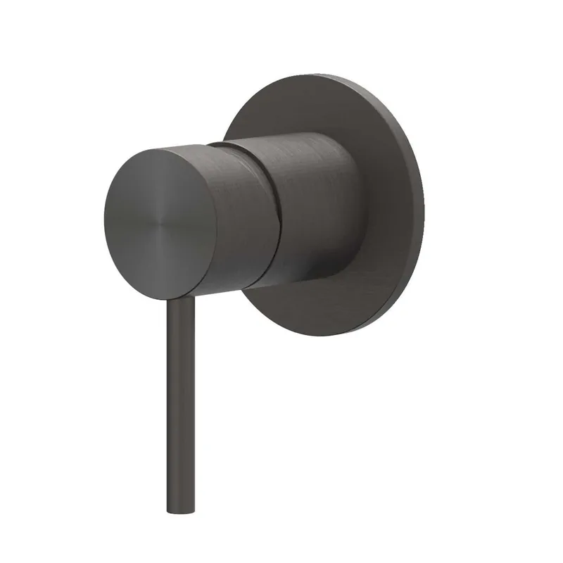 Gecertificeerd Inbouw Douchemengkraan IVY Concord Eenhendel Inclusief Inbouwdeel RVS316 Geborsteld Carbon Black PVD