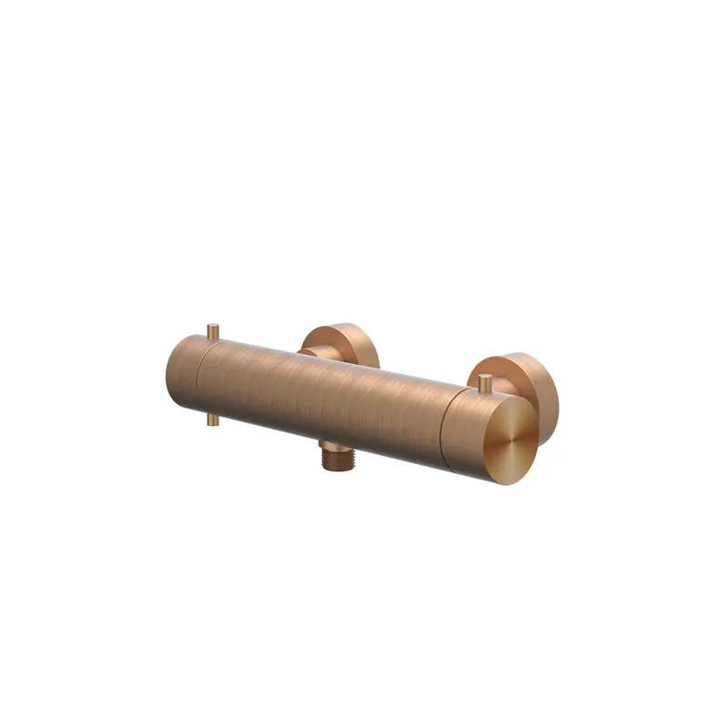 Douchethermostaatkraan IVY Concord Opbouw Cooltouch RVS316 Geborsteld Mat Koper PVD Exclusieve Aanbieding