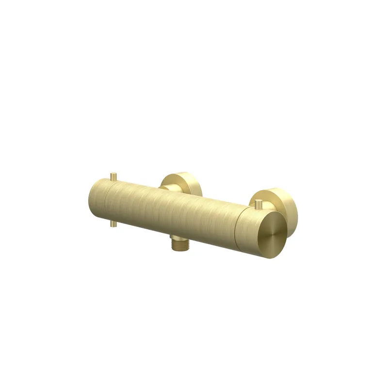 Douchethermostaatkraan IVY Concord Opbouw Cooltouch RVS316 Geborsteld Mat Goud PVD Shop Nu