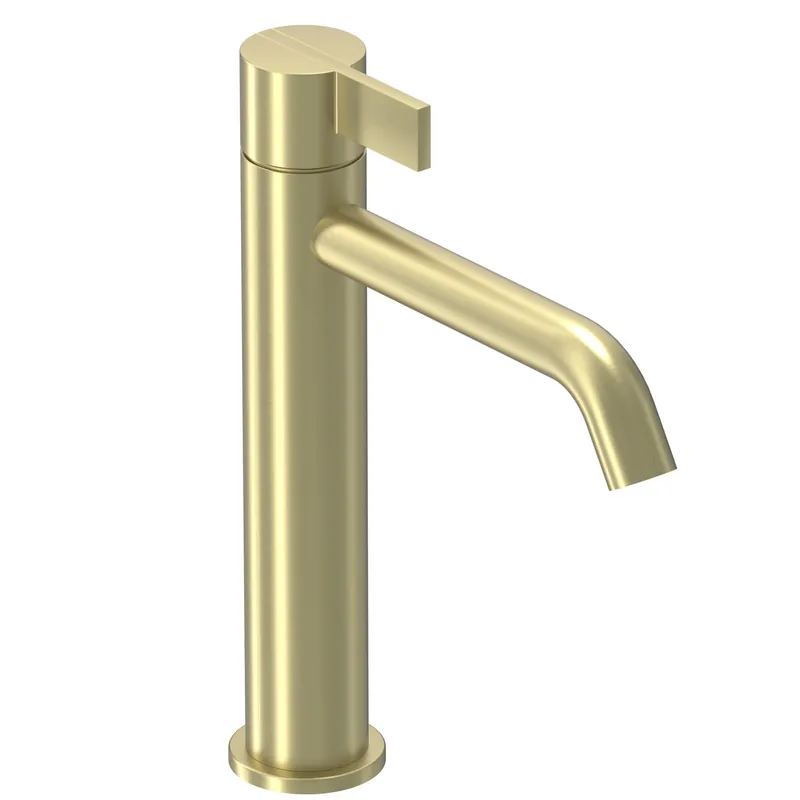 Wastafelkraan IVY Pact Model M Coldstart Geborsteld Mat Goud PVD Veilige Betaling