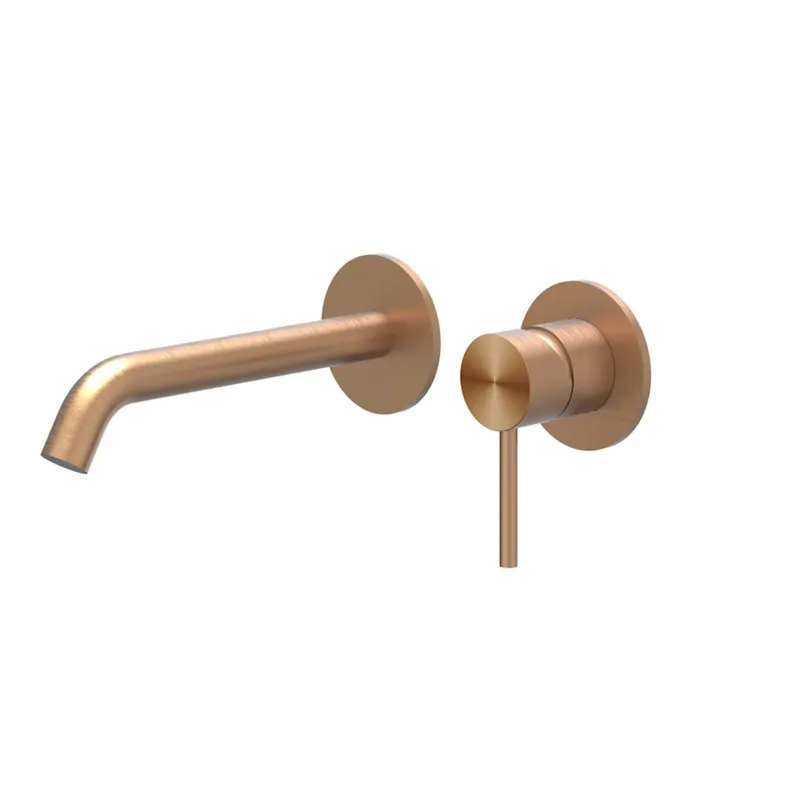 Inbouw Wastafelmengkraan IVY Concord 2-gats Coldstart RVS316 Geborsteld Mat Koper PVD Aanbieding