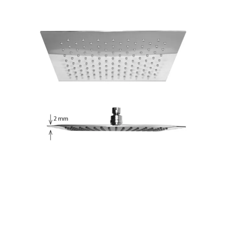 Actieprijs Regendouche Best Design Square-Thin 30x30cm Chroom
