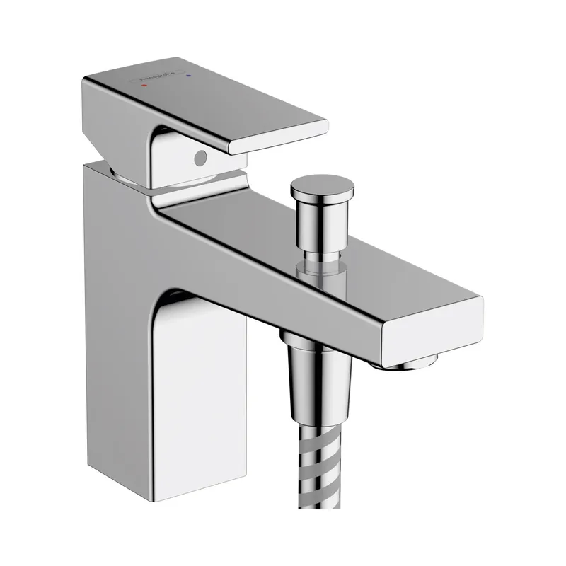Op = Op Bad en Douchemengkraan HansGrohe Vernis Shape Eengreeps Monotrou Zinc Chroom