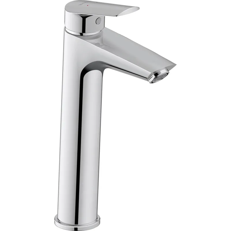 Superprijs Wastafelkraan Duravit No.1 1-Gats Wastafelkraan Eengreeps Large Size Zonder Waste Voorsprong 12.9cm Chroom