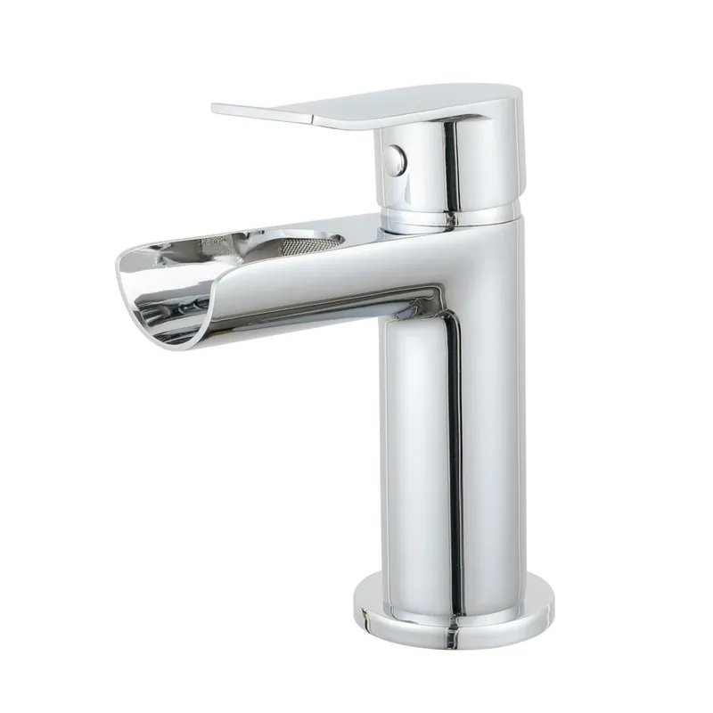 Laatste Versie Wastafelmengkraan Aquasplash Colorato Vierkant Eenhendel Waterval Chroom