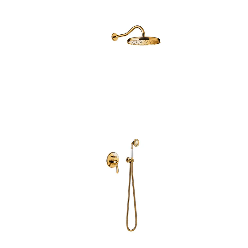 Regendoucheset Tres Clasic Mengkraan Incl. Handdouche Goud Merkproduct