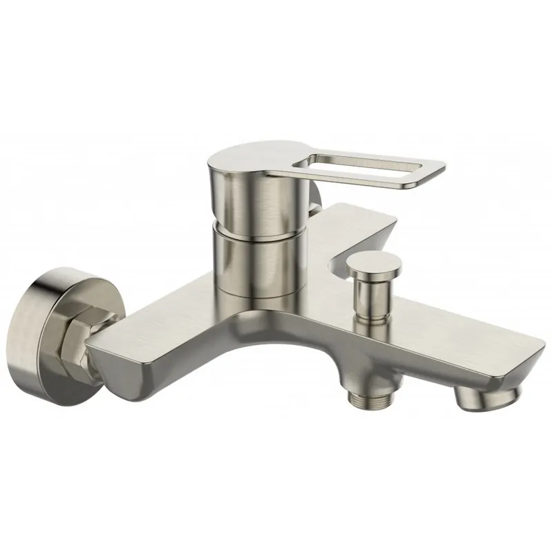 Nieuw Badkraan Sanimar Braga Compleet Geborsteld Inox