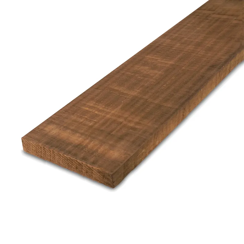Koopje thermo - plank Thermo ayous plank - 26x155 mm - fijnbezaagd / ruw - plank voor buiten - thermisch gemodificeerd ayous hout KD 8-12% - Thermo ayous plank - 26x155 mm - ruw: 305 cm