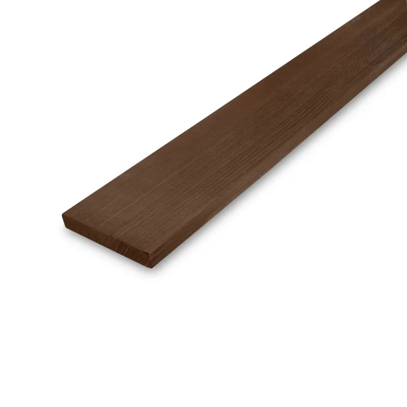 Premium thermo - plank Thermo essen plank - 21x64 mm - geschaafd - plank voor buiten - thermisch gemodificeerd essenhout KD 8-12% - Thermo essen plank - 21x64 mm - geschaafd: 370 cm