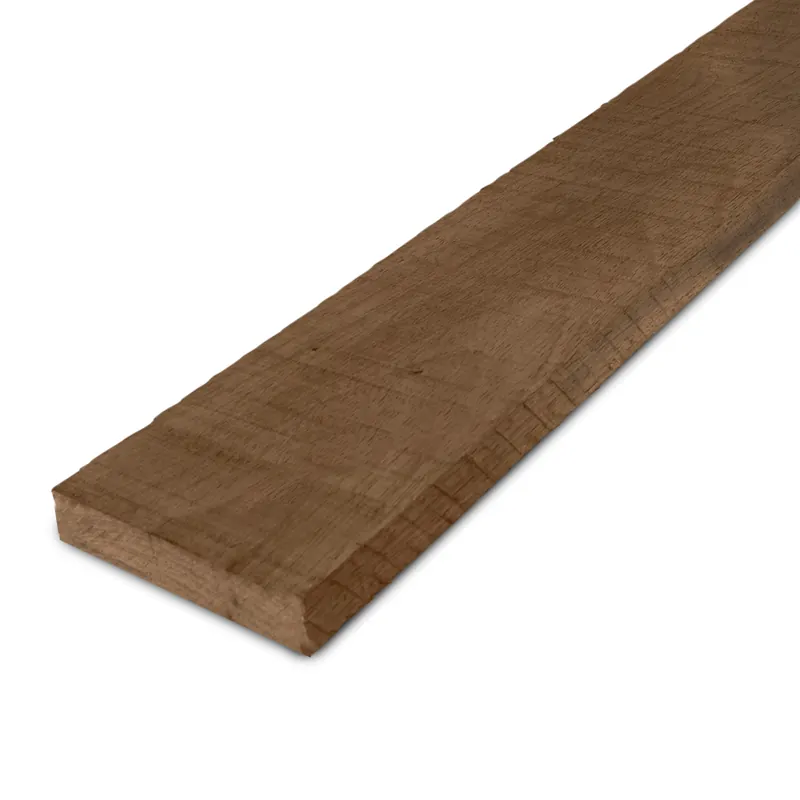 thermo - plank Thermo fraké plank - 26x130 mm - fijnbezaagd / ruw - plank voor buiten - thermisch gemodificeerd frake hout KD 8-12% - Thermo fraké plank - 26x130 mm - ruw: 215 cm Exclusieve Aanbieding