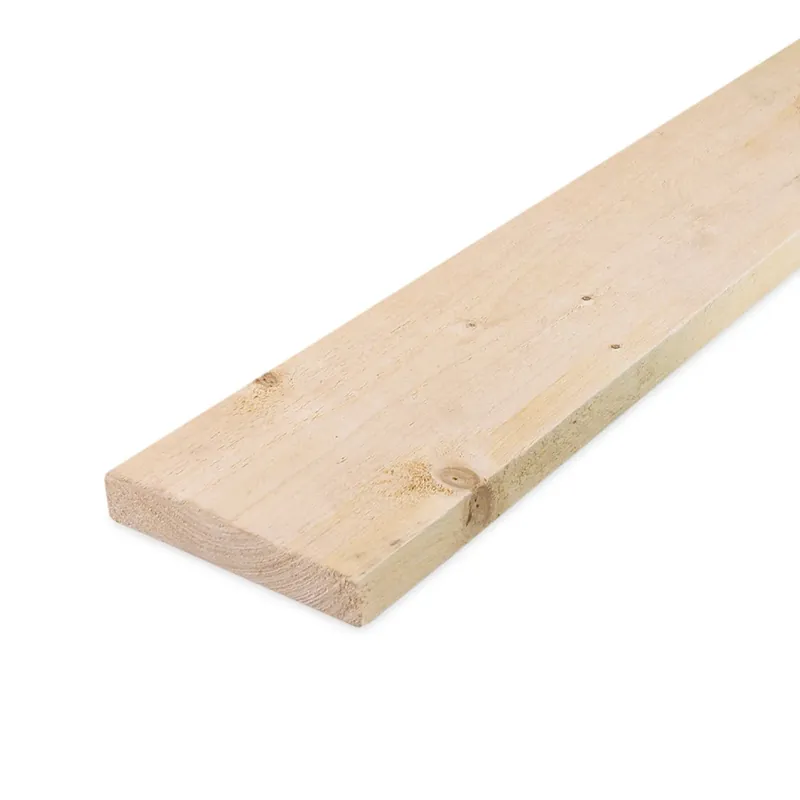 Actieprijs vuren - plank Vuren plank - 22x150 mm - fijnbezaagd / ruw - plank voor binnen - vurenhout KD 18-20% - per bundel - 300 stuks - Vuren plank - 22x150 mm - ruw: 450 cm