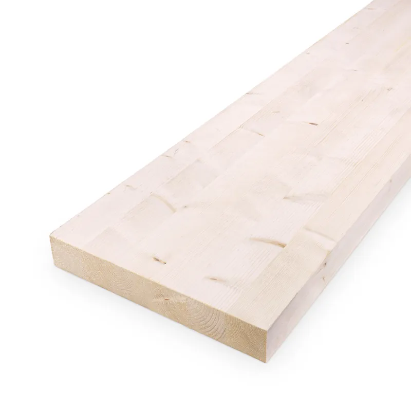 vuren - plank Vuren plank - 40x400 mm - geschaafd - plank voor binnen - gelamineerd - vurenhout KD 18-20% - Per bundel - 39 stuks - Vuren plank - 40x400 mm - geschaafd: 440 cm Superprijs
