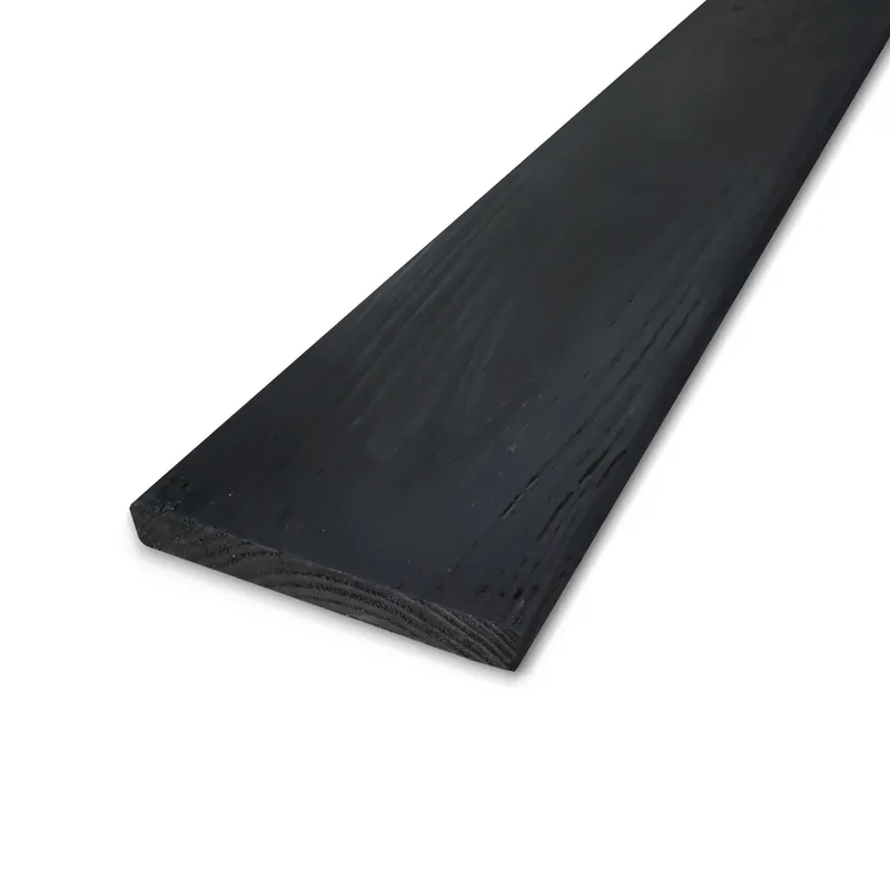 Dagaanbieding douglas - plank - zwart Zwart geïmpregneerd douglas plank - 22x200 mm - fijnbezaagd / ruw - plank voor buiten - zwart douglashout AD 20-25% - per bundel - 120 stuks - Zwart geïmpregneerd douglas plank - 22x200 mm - ruw: 400 cm