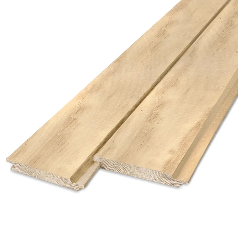 accoya - rabat Accoya enkel blokprofiel (mes en groef) - 21x115 mm - geschaafd - blokprofiel (T&G) - accoyahout MC <5% - Accoya enkel blokprofiel (mes en groef ) - 21x115 mm - geschaafd: 300 cm Beperkte Voorraad
