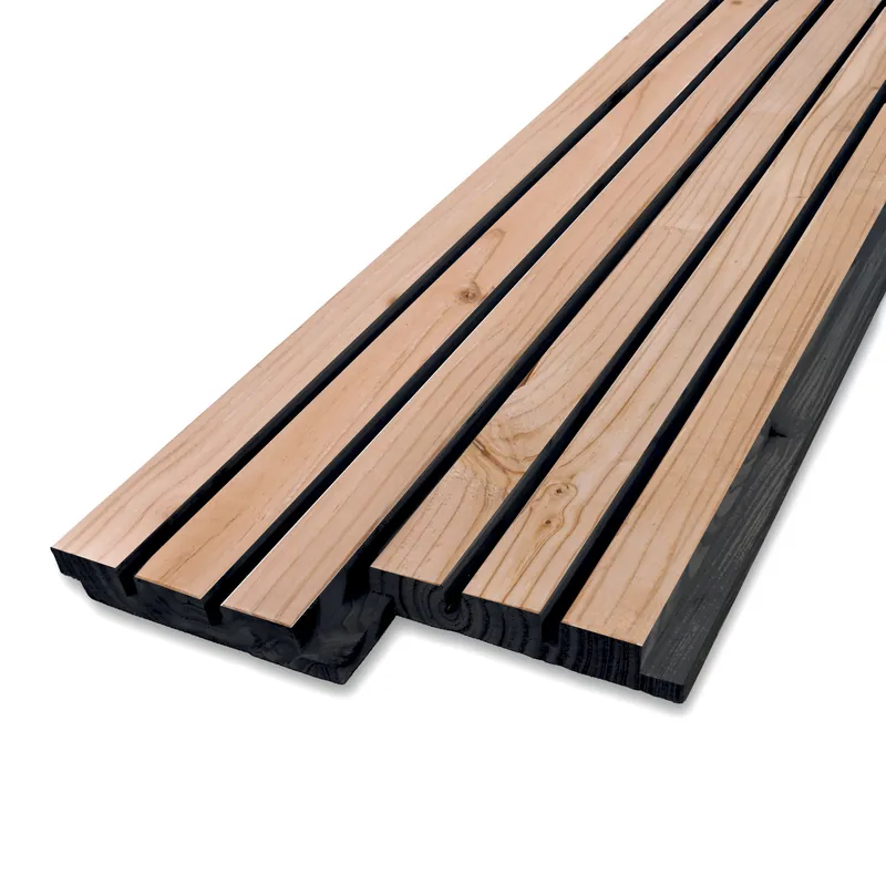 Exclusieve Aanbieding douglas - rabat Douglas Deens rabat met zwarte groef - 26x130 mm - geschaafd - deensrabat - douglashout KD 18-20% - Douglas Deens rabat met zwarte groef - 26x130 mm - geschaafd: 400 cm