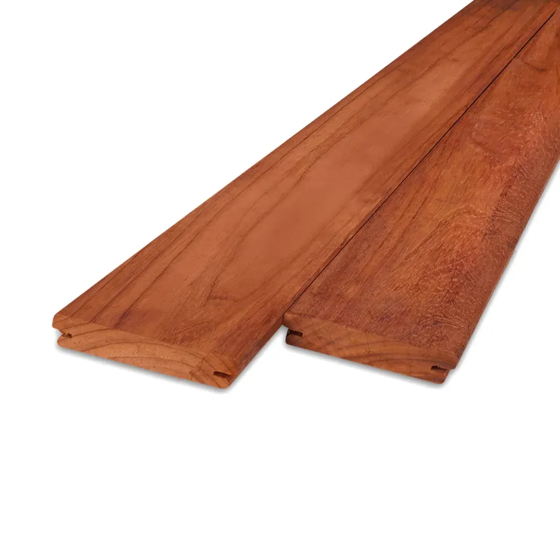 hardhout - b-fix Padoek B-fix plank - 21x64 mm - geschaafd - B-fix rabat- & vlonderplank - padouk hardhout AD 20-25% - Padoek B–fix plank - 21x64 mm - geschaafd: 90 cm Op = Op
