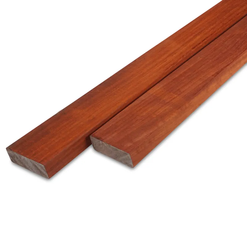 Nu Kopen hardhout - rabat Padoek rhombus - 21x88 mm - geschaafd - rhombusprofiel - padouk hardhout AD 20-25% - Padoek rhombus - 21x88 mm - geschaafd: 155 cm