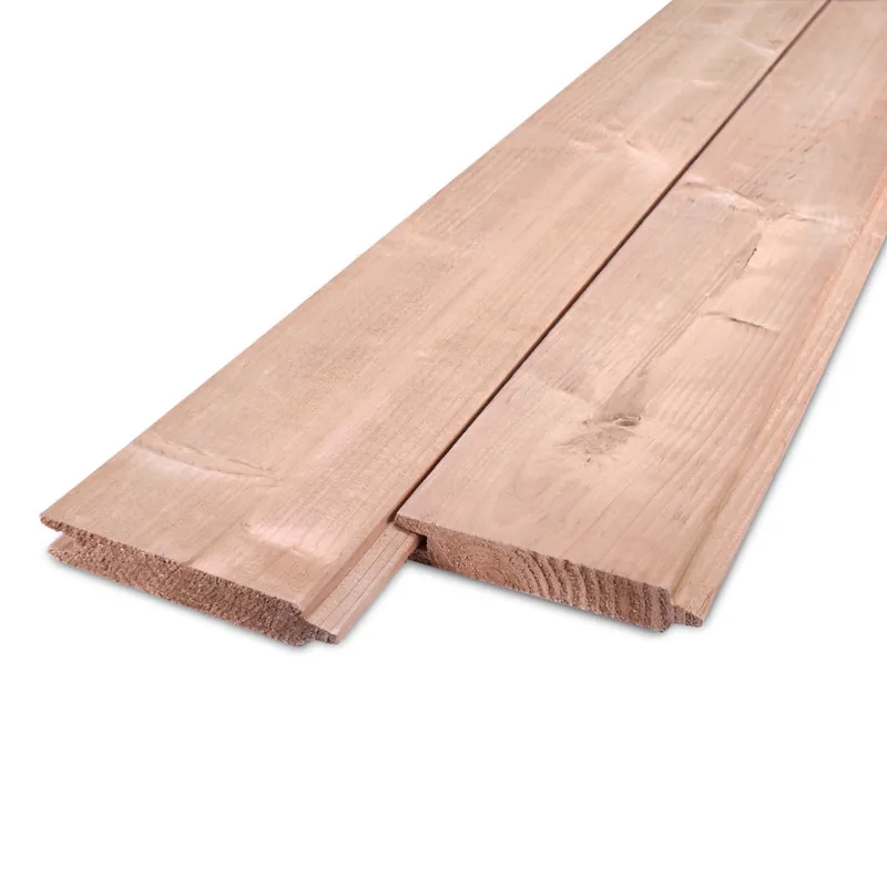 Shop Nu vuren - vellingdeel - geimpregneerd Red class wood blokhutprofiel - 28x132 mm - geschaafd - blokhut plank - geïmpregneerd red class vuren KD 18-20% - Red class wood blokhutprofiel - 28x132 mm - geschaafd: 180 cm