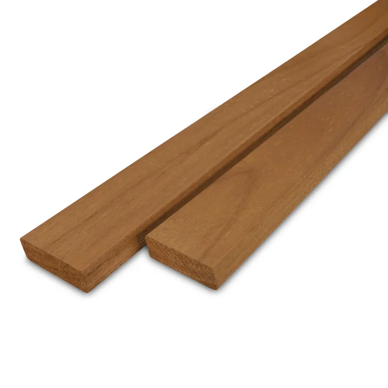 Flitsaanbieding thermo - rabat Thermo ayous rhombus - 21x64 mm - geschaafd - rhombusprofiel - thermisch gemodificeerd ayous hout KD 8-12% - Thermo ayous rhombus - 21x64 mm - geschaafd: 245 cm