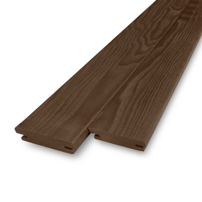 Alleen Vandaag thermo - b-fix Thermo essen B-fix plank - 21x88 mm - geschaafd - B-fix rabat- & vlonderplank - thermisch gemodificeerd essenhout KD 8-12% - Thermo essen B–fix plank - 21x88 mm - geschaafd: 190 cm