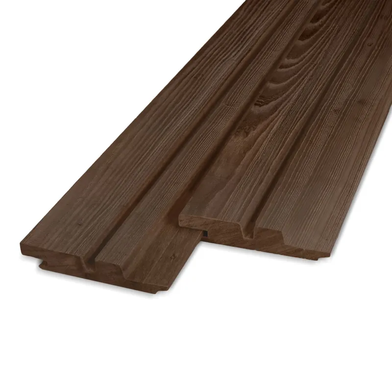 thermo - rabat Thermo essen dubbel blokprofiel (70/30) (mes en groef) - 21x115 mm - geschaafd - blokprofiel (T&G) - thermisch gemodificeerd essenhout KD 8-12% - Thermo essen essen dubbel blokprofiel (70/30) (mes en groef ) - 21x115 mm - geschaafd: 220 cm Goedkoop