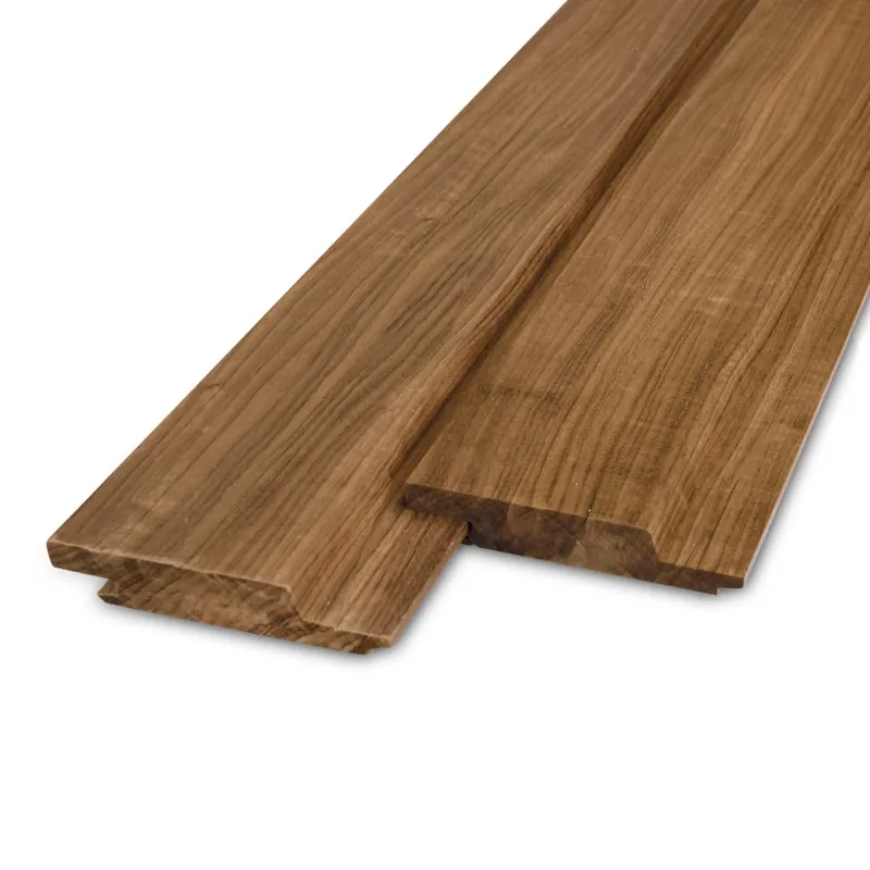 Shop Nu thermo - rabat Thermo fraké enkel blokprofiel (mes en groef) - 21x115 mm - geschaafd - blokprofiel (T&G) - thermisch gemodificeerd frake hout KD 8-12% - Thermo fraké enkel blokprofiel (mes en groef ) - 21x115 mm - geschaafd: 245 cm