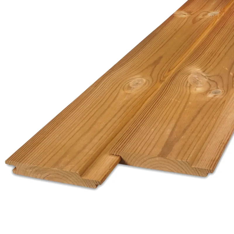 Hete Deal thermo - rabat Thermo grenen channelsiding - 21x115 mm - geschaafd - channel siding - thermisch gemodificeerd grenenhout KD 8-12% - Thermo grenen channelsiding - 21x115 mm - geschaafd: 300 cm