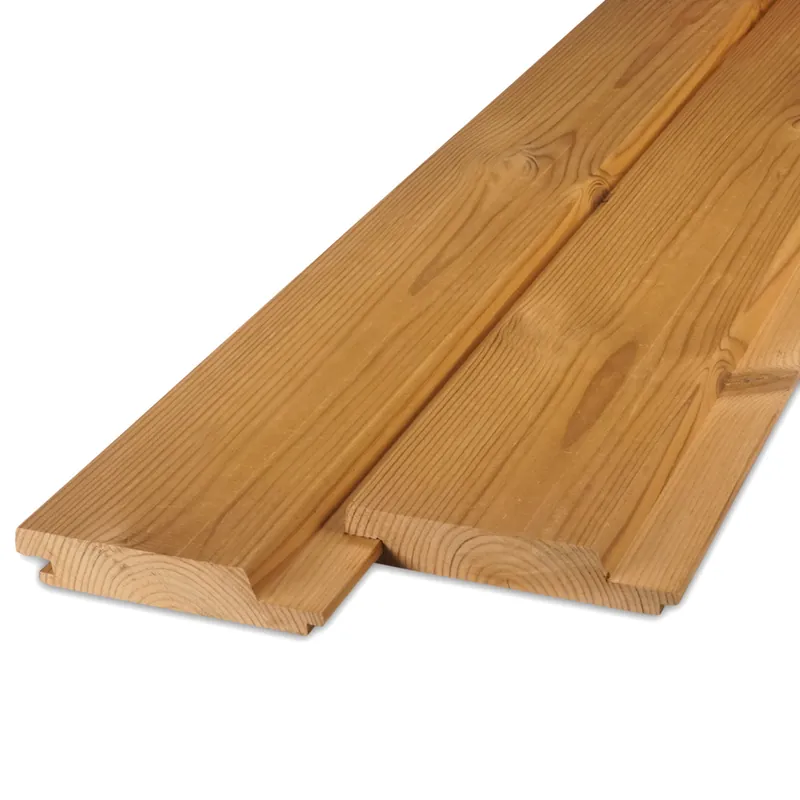 thermo - rabat Thermo grenen channelsiding - 28x115 mm - geschaafd - channel siding - thermisch gemodificeerd grenenhout KD 8-12% - Thermo grenen channelsiding - 28x115 mm - geschaafd: 300 cm Rechtstreeks Van De Fabrikant