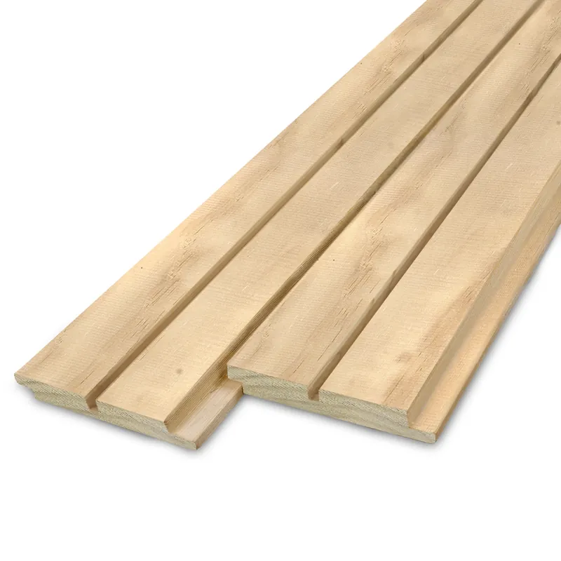 Hoge Kwaliteit accoya - rabat Accoya dubbel blokprofiel (50/50) - 21x125 mm - geschaafd - blokprofiel - accoyahout MC <5% - Accoya dubbel blokprofiel (50/50) - 21x125 mm - geschaafd: 540 cm