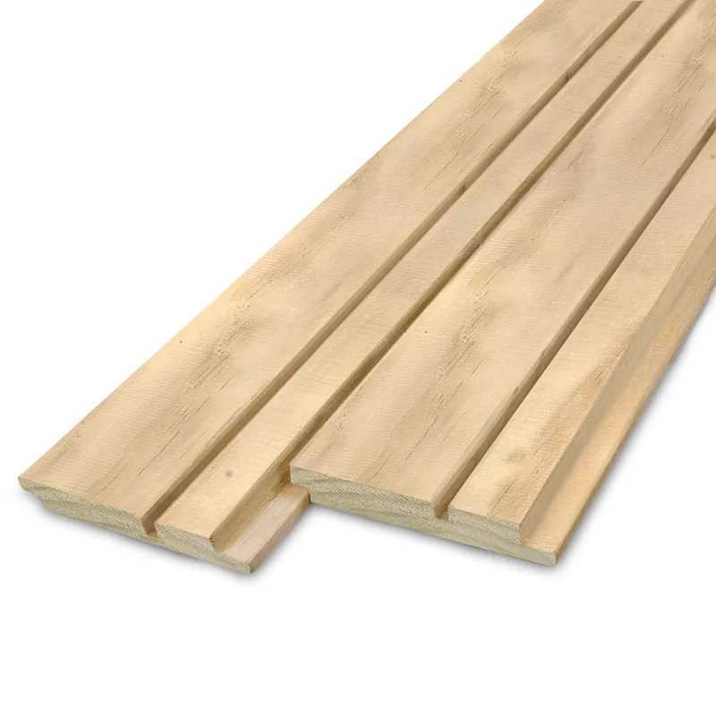 Aanbieding accoya - rabat Accoya dubbel blokprofiel (70/30) - 21x125 mm - geschaafd - blokprofiel - accoyahout MC <5% - Accoya dubbel blokprofiel (70/30) - 21x125 mm - geschaafd: 540 cm