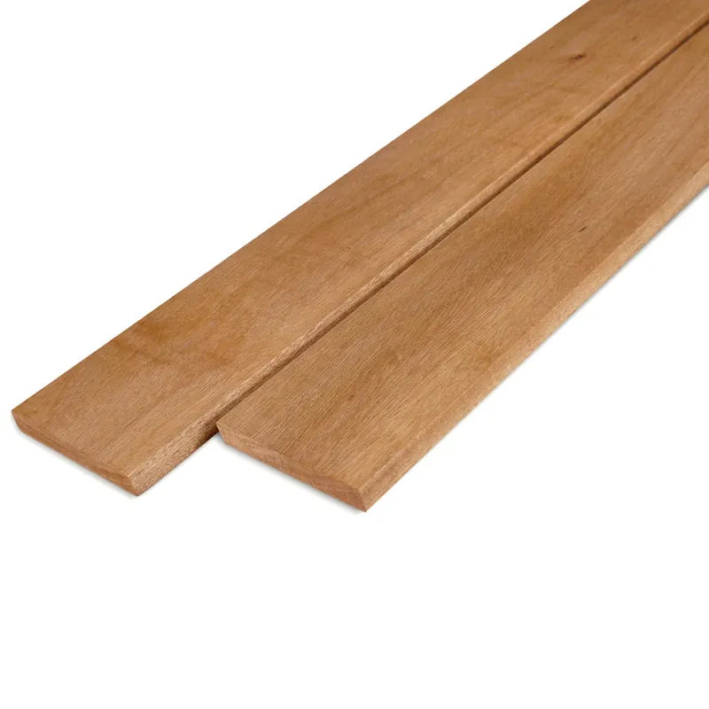 Favoriet hardhout - rabat Bangkirai rhombus - 16x68 mm - geschaafd - rhombusprofiel - bankirai hardhout KD 18-20% - Per bundel - 225 stuks - Bangkirai rhombus - 16x68 mm - geschaafd: 430 cm