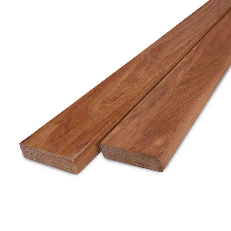 Veilige Betaling hardhout - rabat Cumaru rhombus - 28x64 mm - geschaafd - rhombusprofiel - cumaru hardhout KD 18-20% - Cumaru rhombus - 28x64 mm - geschaafd: 425 cm