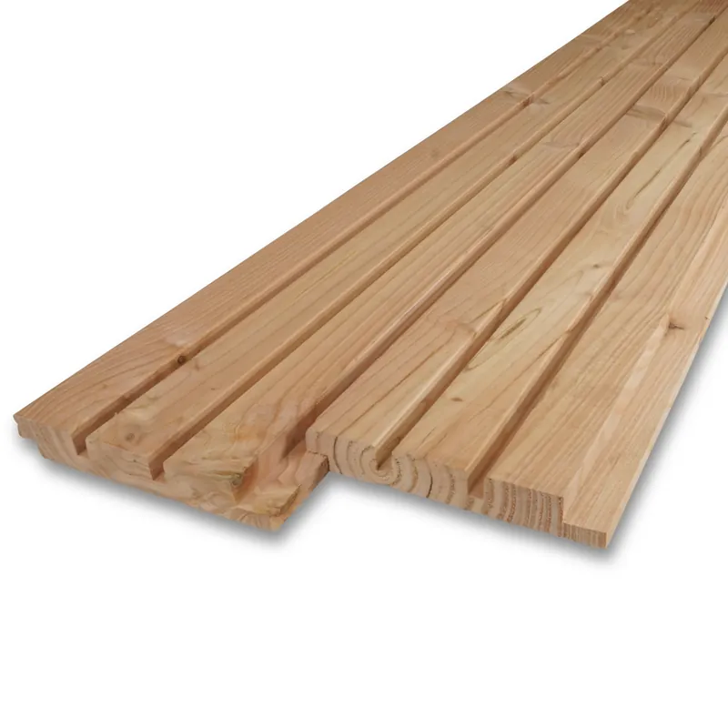 Favoriet douglas - rabat Douglas Deens rabat - 19x120 mm - geschaafd - deensrabat - douglashout KD 18-20% - per bundel - 270 stuks - Douglas Deens rabat - 19x120 mm - geschaafd: 240 cm