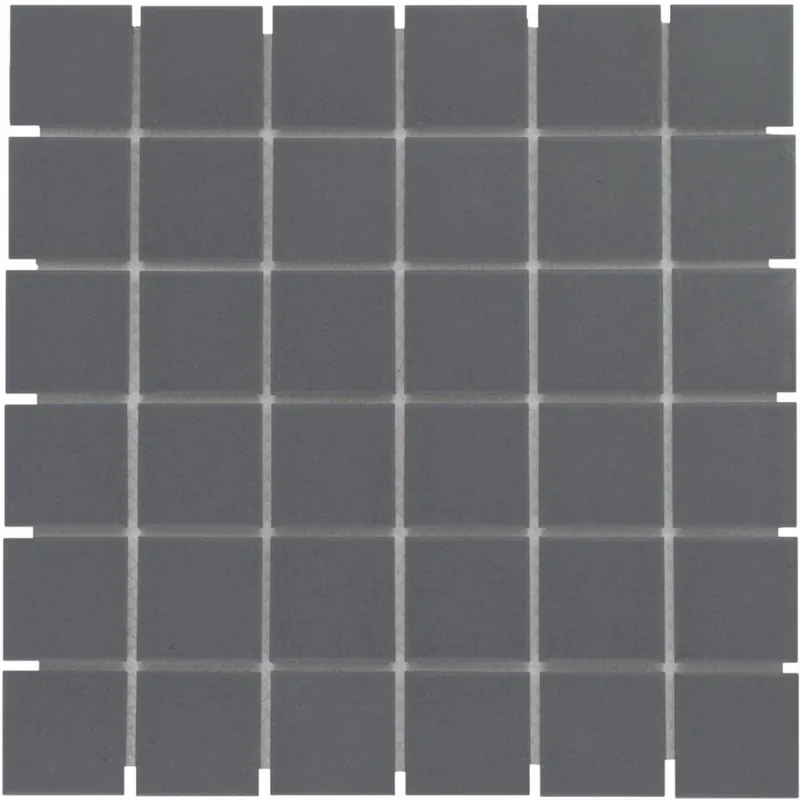 Alleen Vandaag Mozaïek London 30.9x30.9cm Onverglaasd Porselein, Mat Antislip En Antraciet (Prijs Per m2)