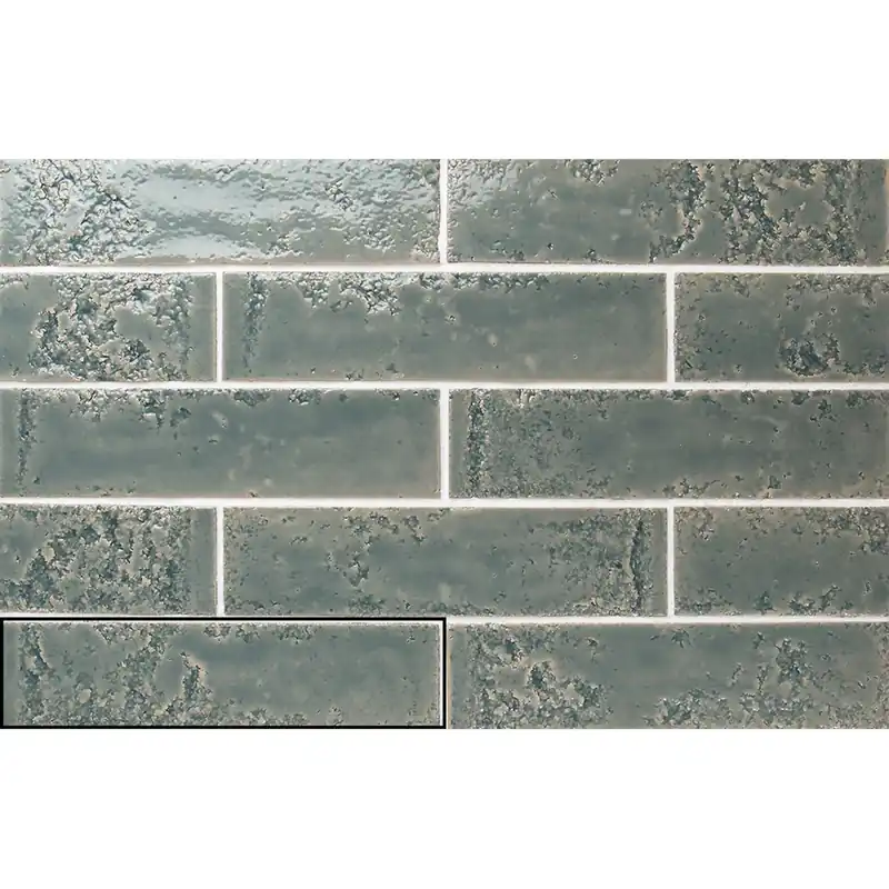 Laatste Kans Wandtegel Stardos Pukka 6,4x26 cm Steel Blue (Prijs per M2)