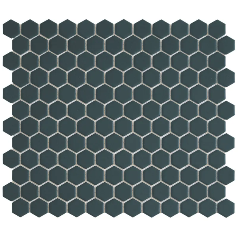 Shop Nu Mozaiek Tegel Hexagon 26x30 cm Camo Navy Blue (Prijs per 0.78 M2)