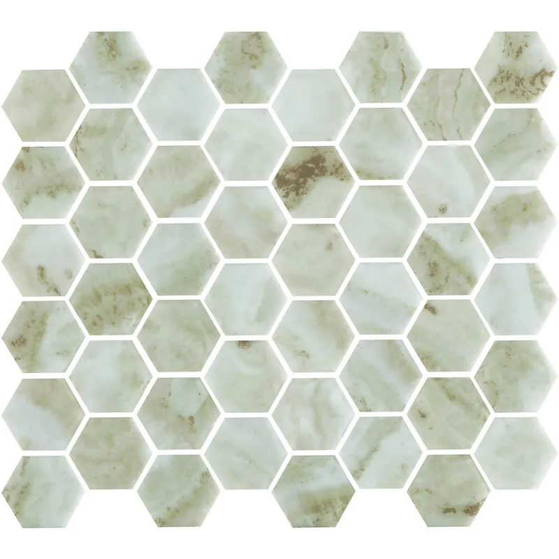 Mozaïek Valencia 27.8x32.5 cm Recycled Glas Verde Marble Print (Prijs per M2) Lage Prijs