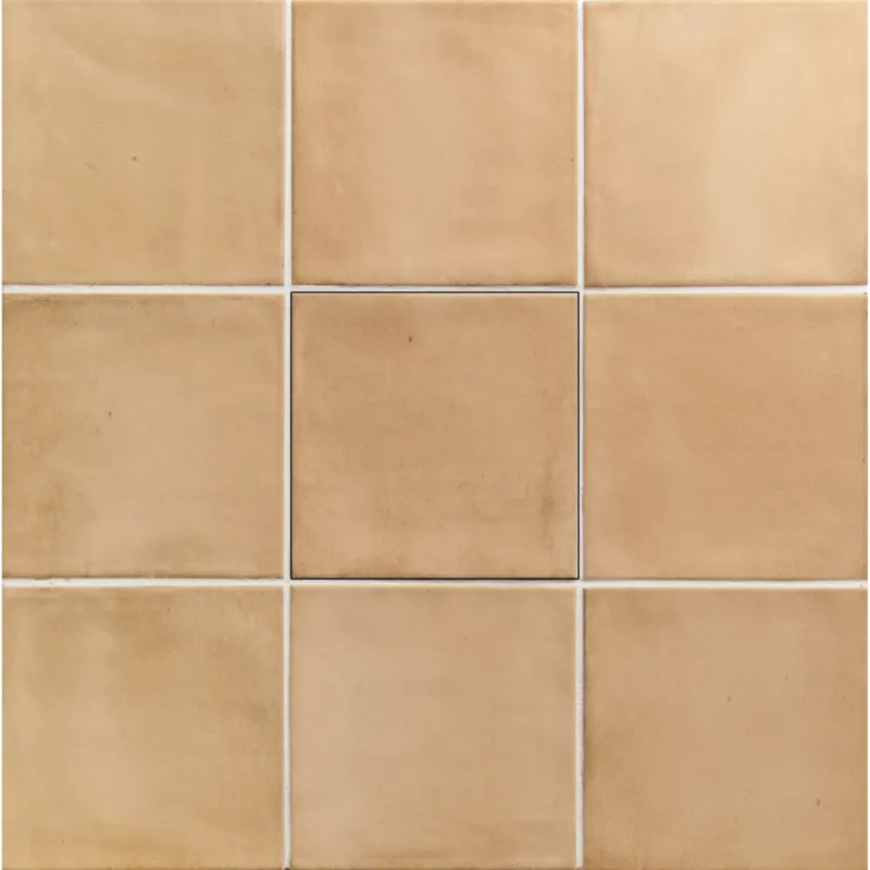 Wandtegel Clay Straw 12.3x12.3 cm (Prijs per M2) Veilige Betaling