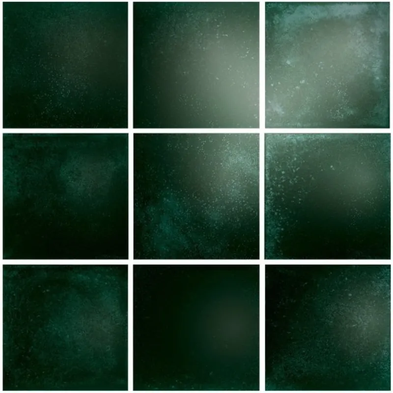 Beperkt Aanbod Mozaiek Tegel Kasba 29,7x29,7 cm Glans Forest Green (Prijs per 1,00 M2)