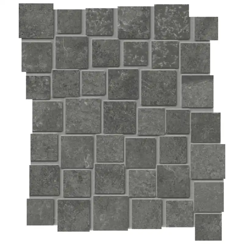 Op = Op Mozaïek Douglas & Jones Fusion Mistique Black 28.7x33 cm Zwart (Prijs per Matje)