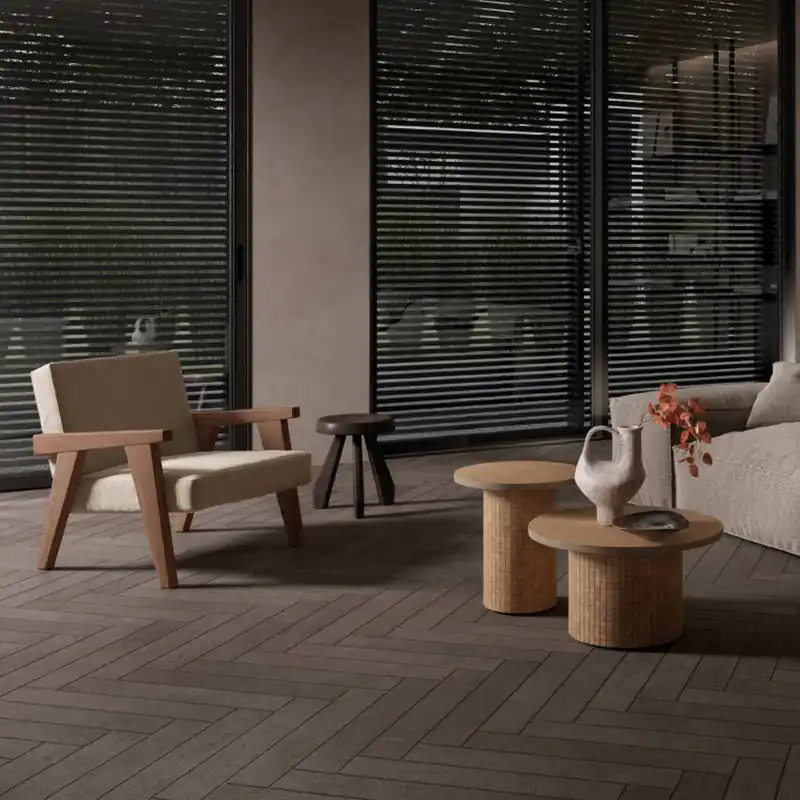 Vloer- en Wandtegel Kronos Terra Crea Pomice Spakko 10x60 cm Antraciet (Doosinhoud 1.08 m2) (prijs per m2) Actieprijs