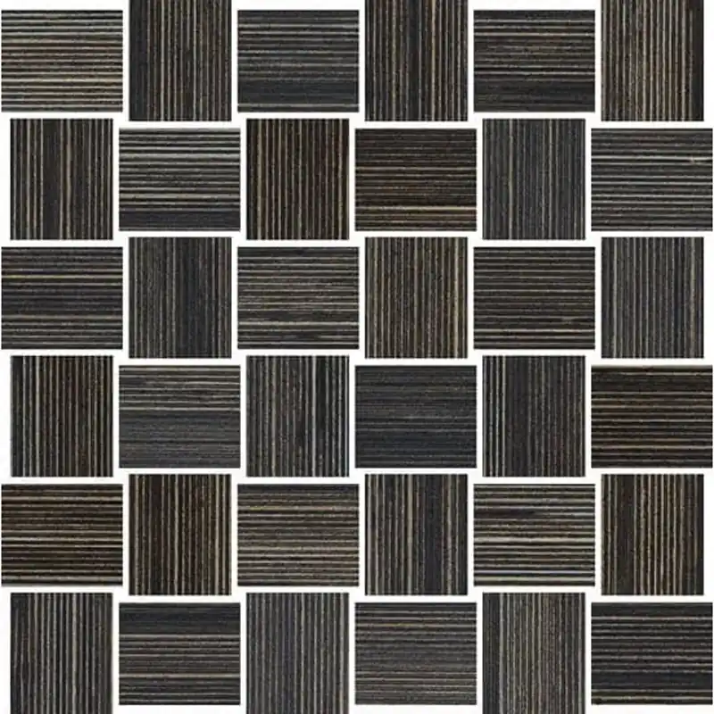 Must-Have Vloertegel Douglas & Jones Textures Mat Wenge Mozaïek 30x30 cm (Prijs per 5 Stuks)