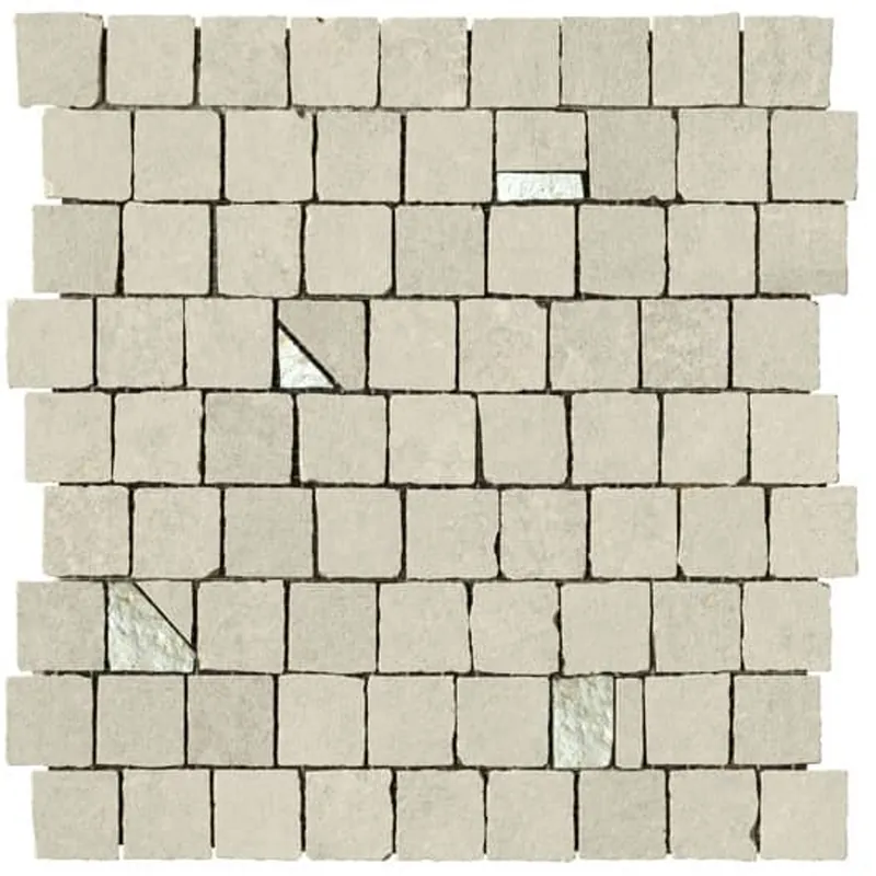 Op = Op Wandtegel Serenissima Studio 50 30x30 cm Sabbia Random Mozaiek (Prijs per 5 Stuks)