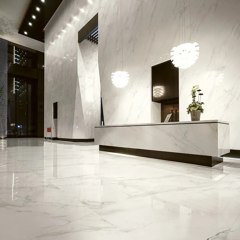 Vloertegel Energieker Ekxtreme Glans 120X280 cm Calacatta (Doosinhoud 3,36M2) (prijs per tegel) Merkproduct
