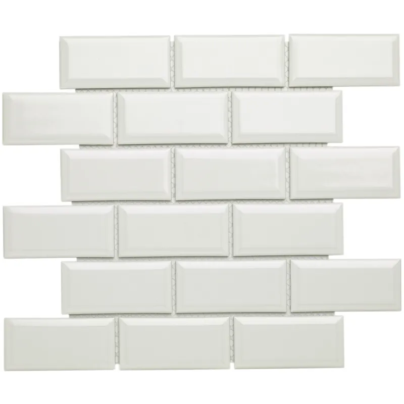 Mozaiektegel Paris 30x30 cm Porselein Glanzend Wit (Prijs per 0,86 M2) Koop Online