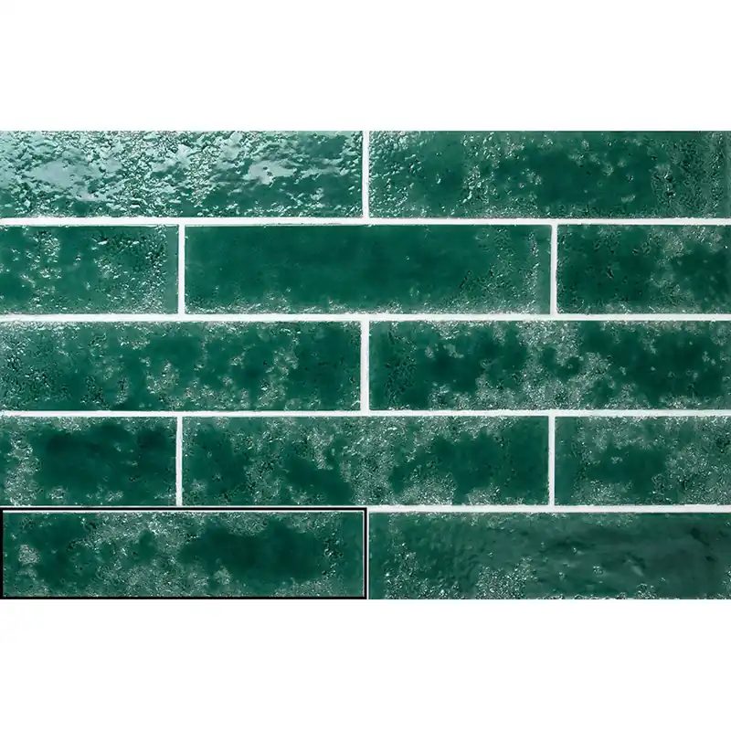 Wandtegel Stardos Pukka 6,4x26 cm Sage Blue (Prijs per M2) Uitverkoop